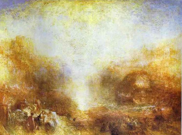 J.M.W. Turner Mercury Sent to Admonish Aeneas Sweden oil painting art